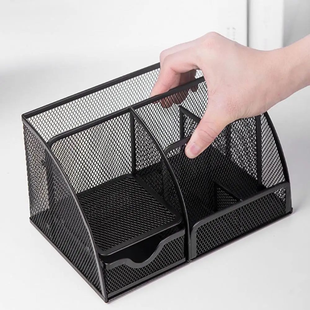 Metal Mesh Desktop Pen Organizer 2