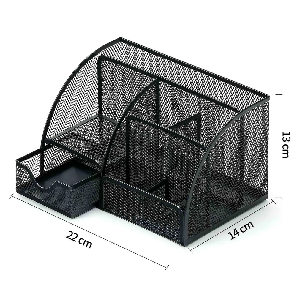 Metal Mesh Desktop Pen Organizer 5