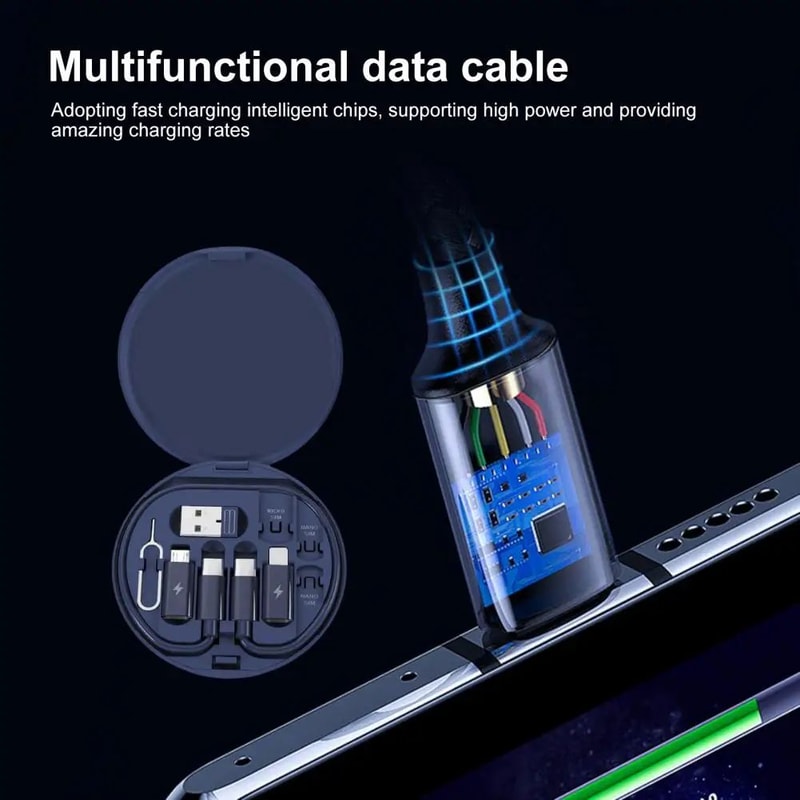 Multi Cable Adapter Storage Box 8