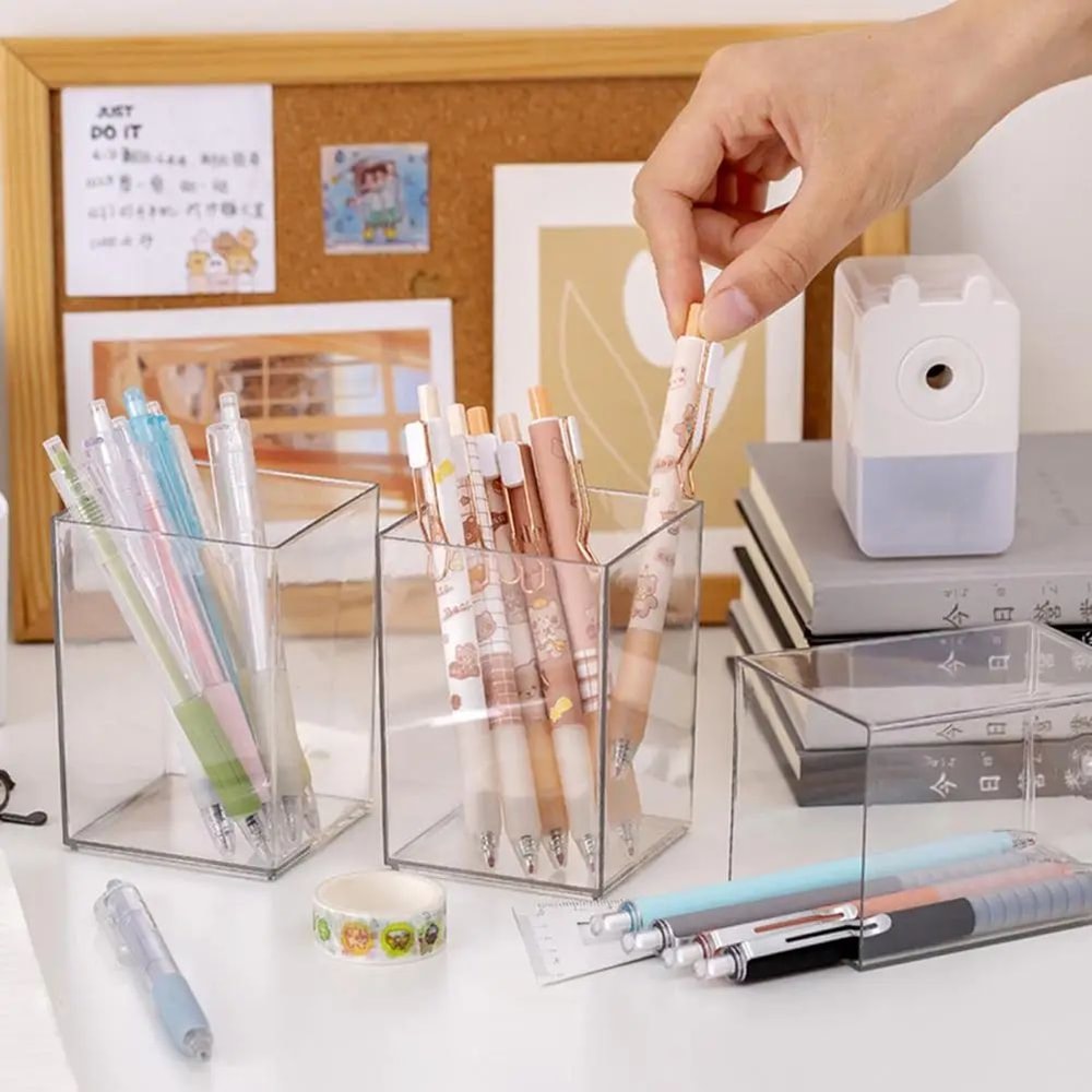Clear Acrylic Pen And Brush Organizer 2
