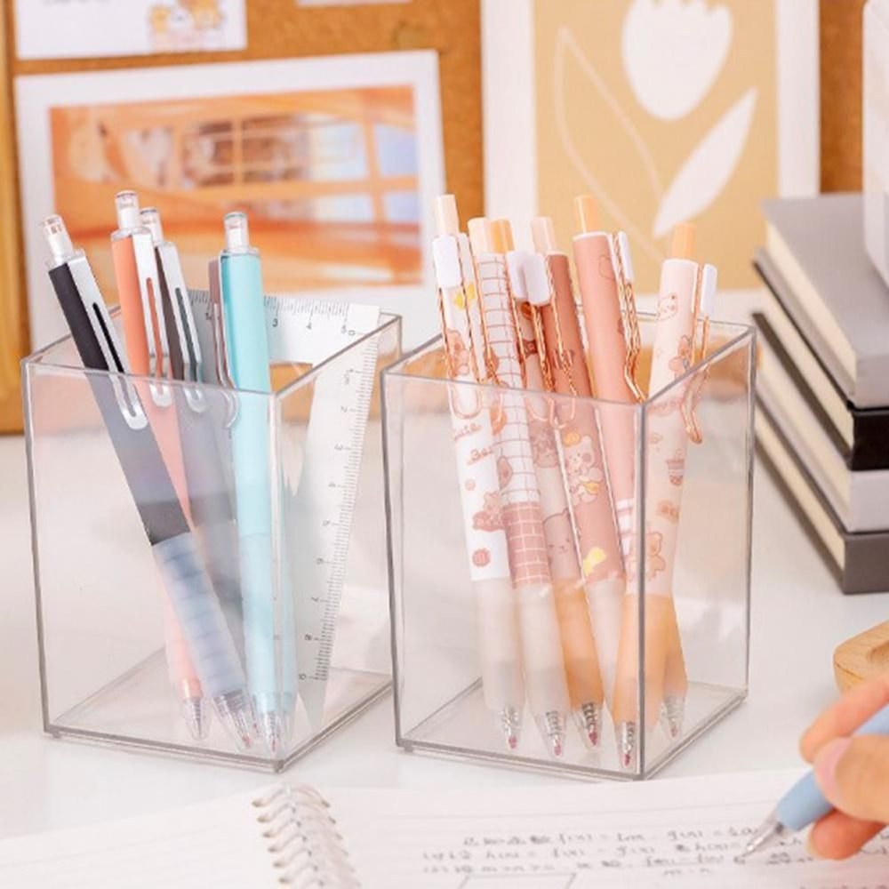 Clear Acrylic Pen And Brush Organizer 7