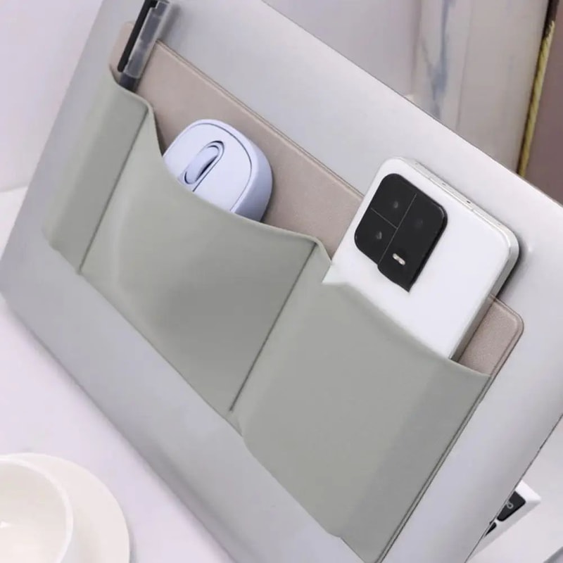 Adhesive Laptop Back Organizer Pouch 13