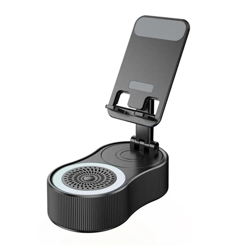360 Rotatable Phone Stand With Bluetooth Speaker 14