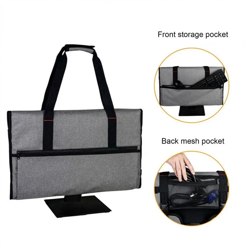 Portable Monitor Carrying Case Bag 4