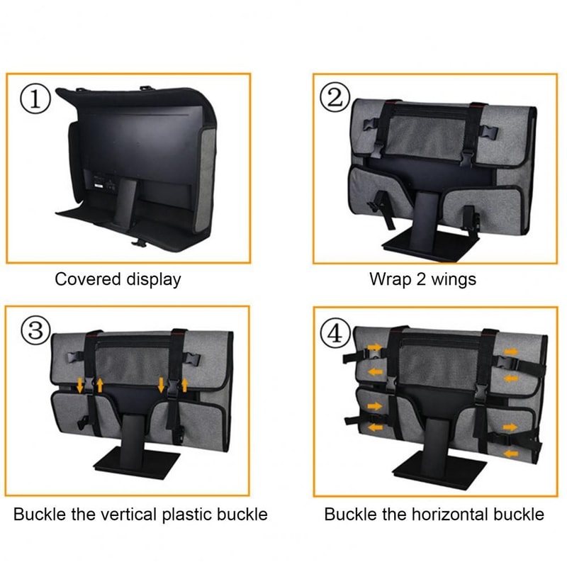 Portable Monitor Carrying Case Bag 7