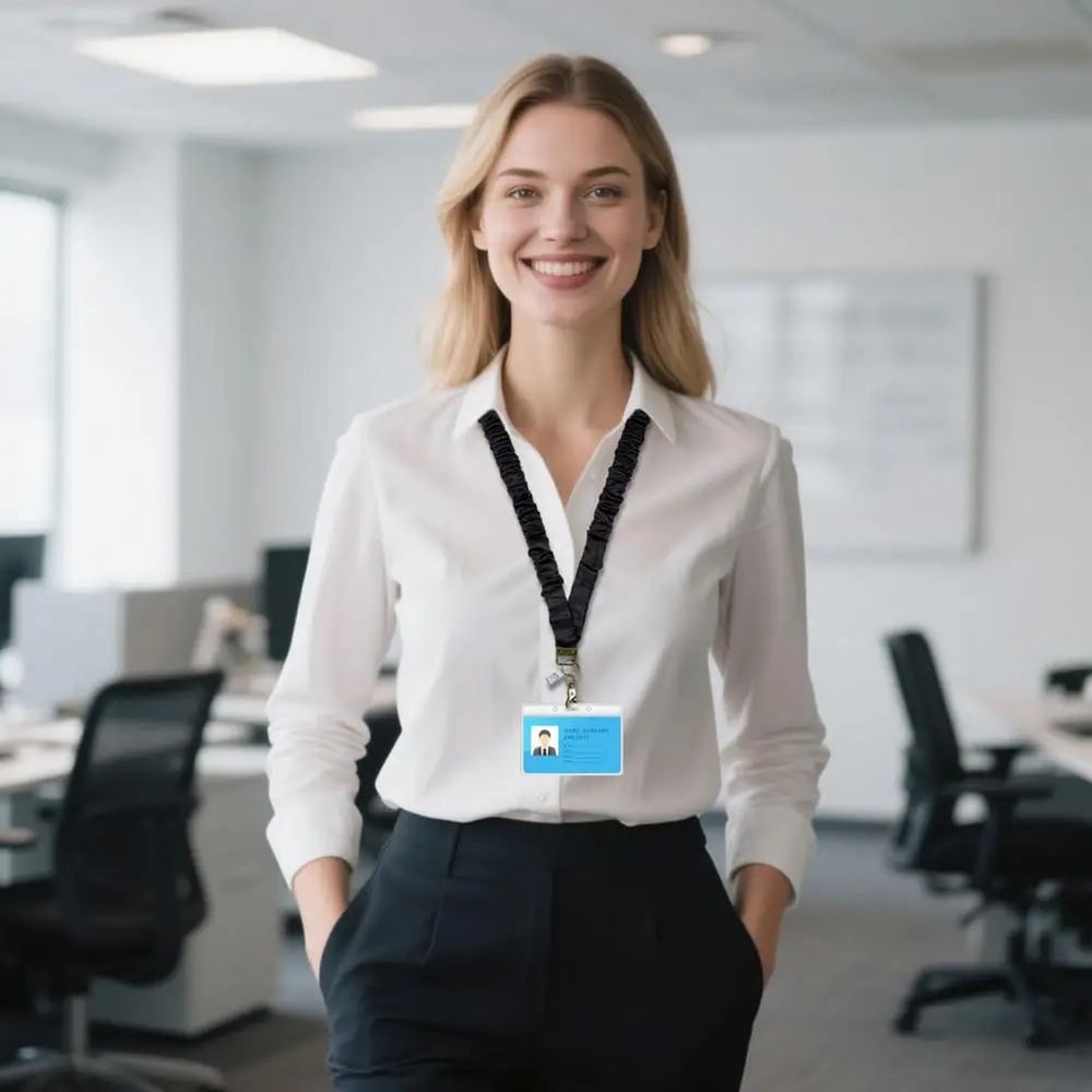 Retractable ID Badge Lanyard Set 9