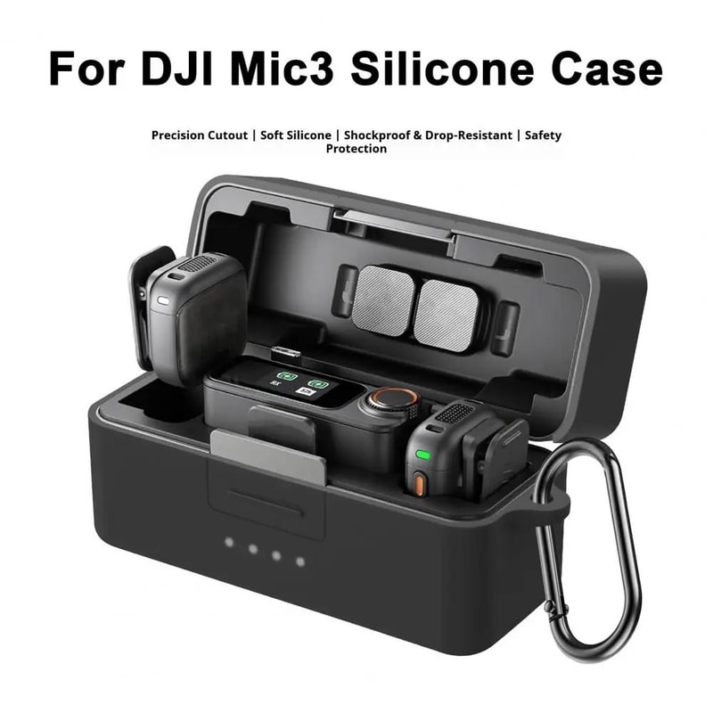 Silicone Protective Case For DJI Mic 3 1