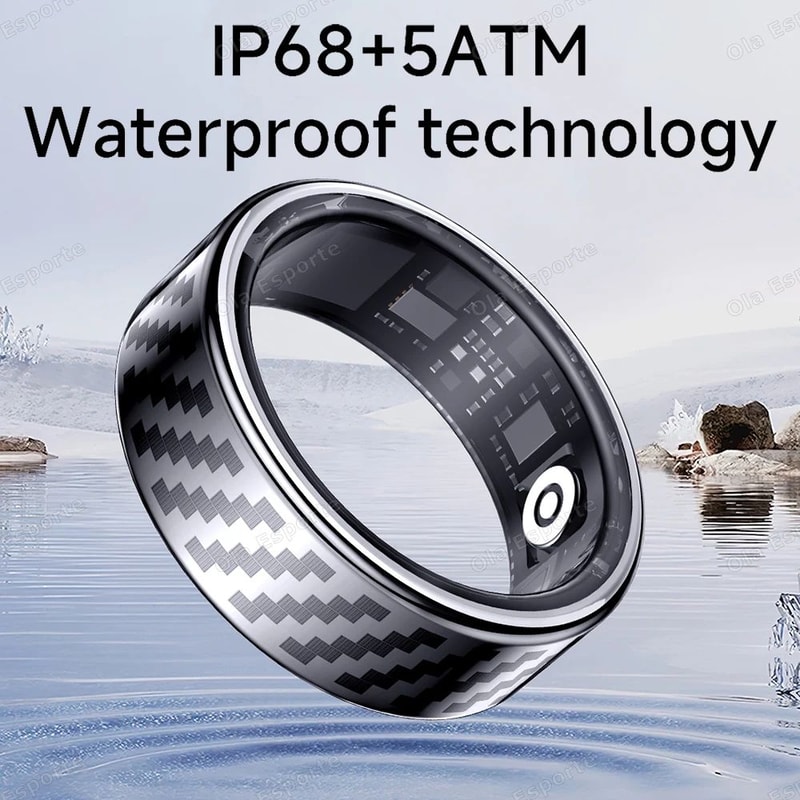Smart Fitness Ring With Charging Case 5