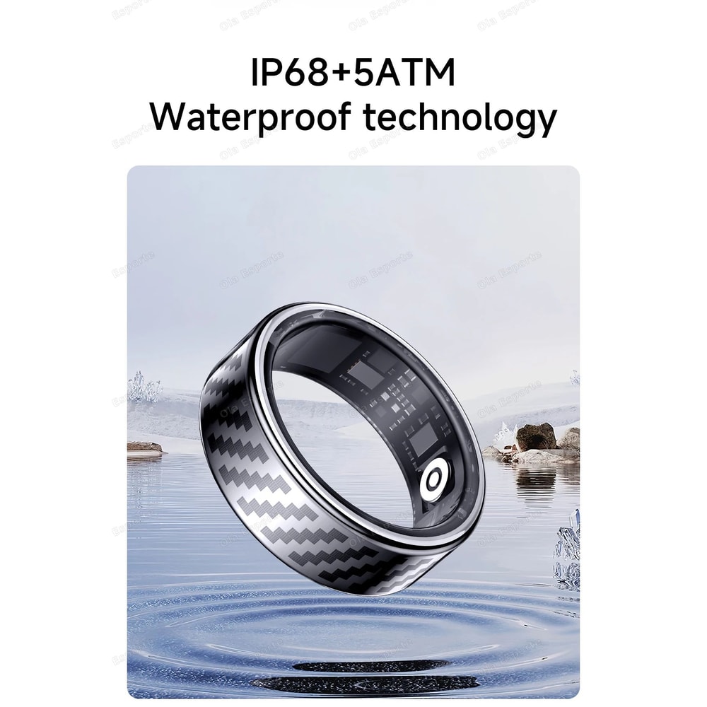 Smart Fitness Ring With Charging Case 12