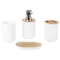 Bamboo Bathroom Accessory Set 8