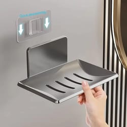 wall mounted aluminum bathroom soap dish