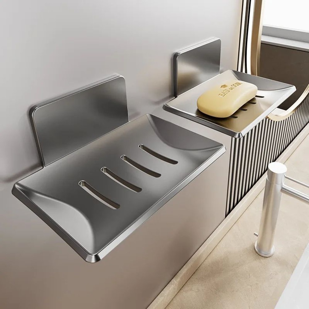 Wall Mounted Aluminum Bathroom Soap Dish 1