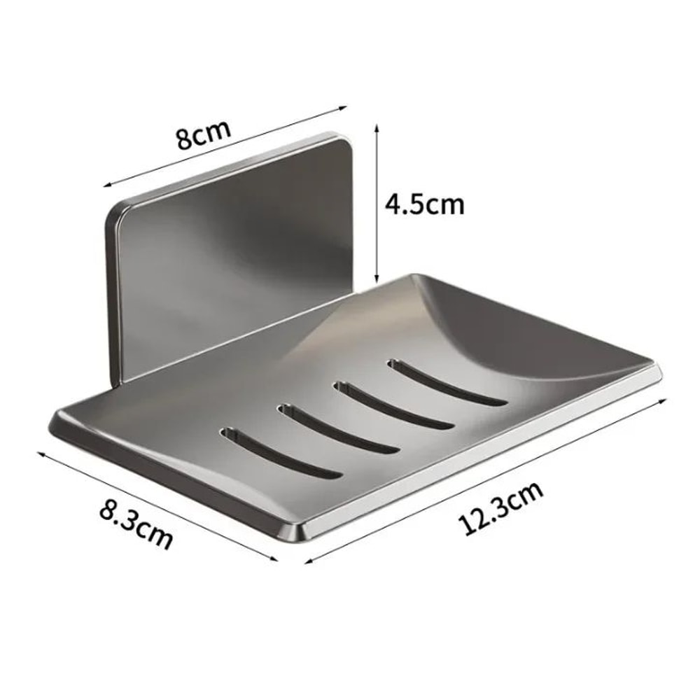Wall Mounted Aluminum Bathroom Soap Dish 7