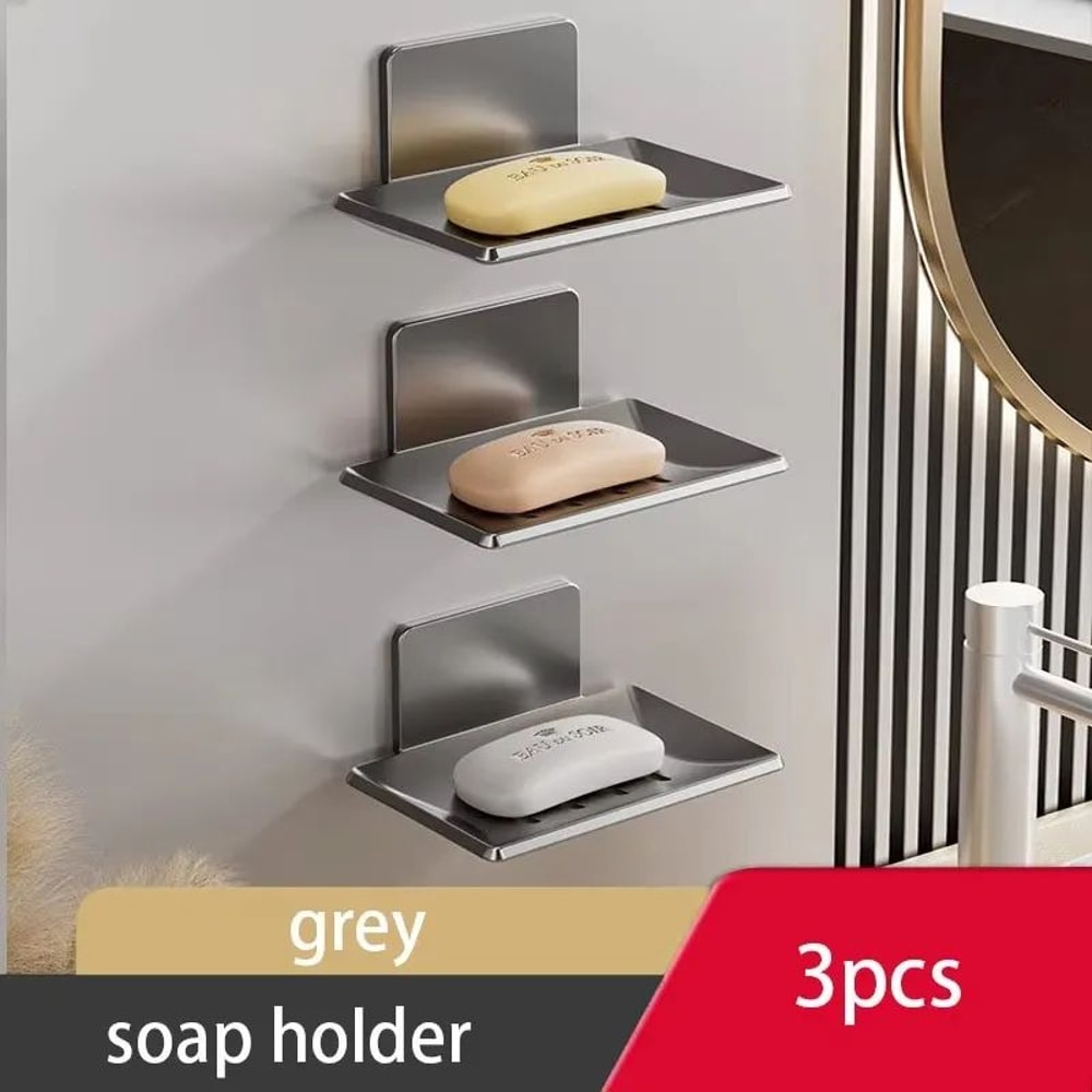 Wall Mounted Aluminum Bathroom Soap Dish 16