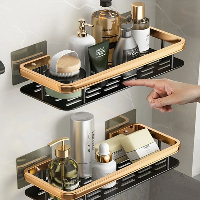 Wall Mounted Bathroom Storage Shelf 2