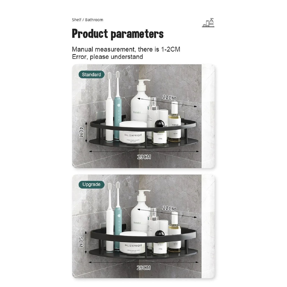 Wall Mounted Bathroom Storage Shelf 9