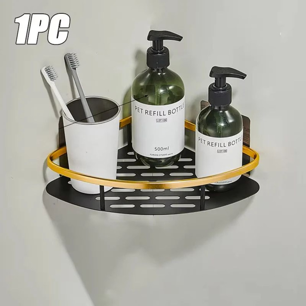 Wall Mounted Bathroom Storage Shelf 11