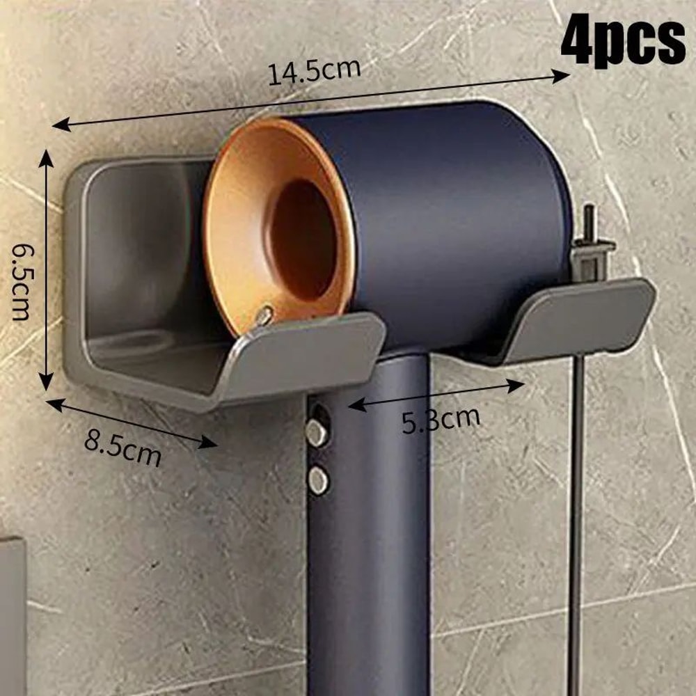 Wall Mounted Hair Dryer Storage Rack 18