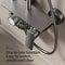 Gunmetal Gray Bathroom Shower System Set 1