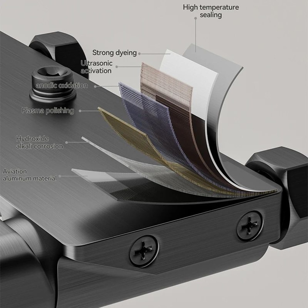 Gunmetal Gray Bathroom Shower System Set 2