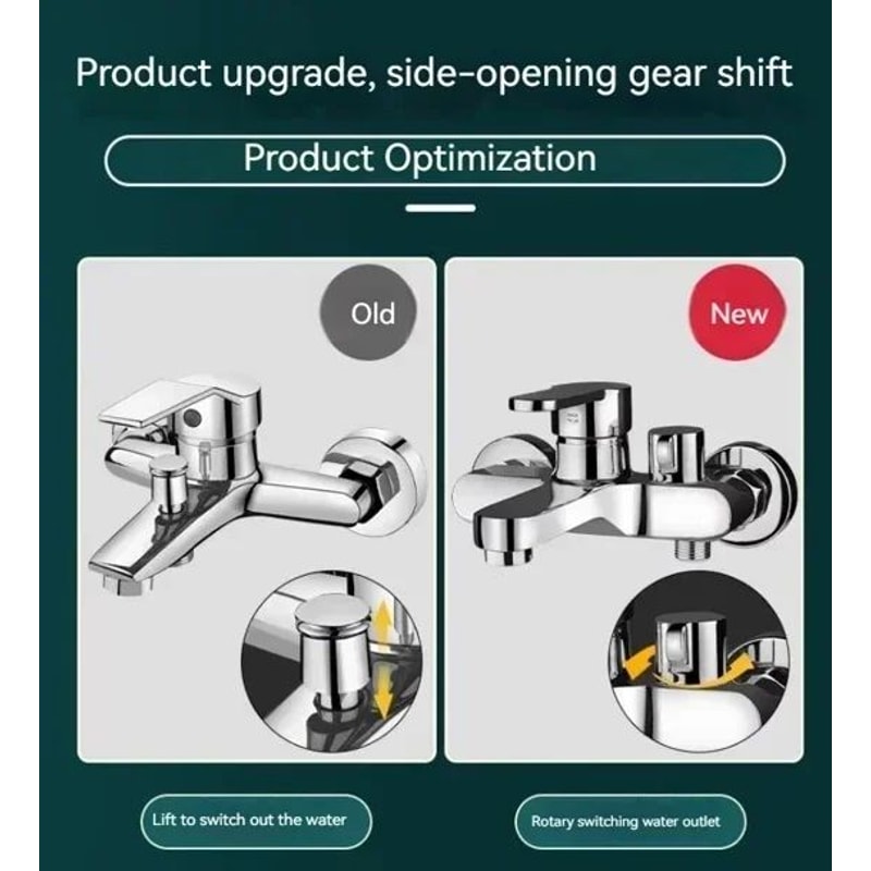 Bathroom Shower Faucet Mixing Valve Set 7