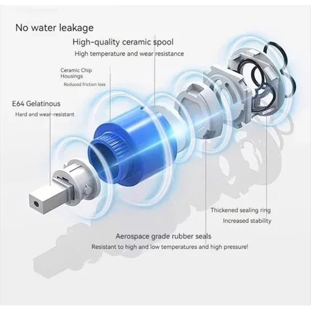 Bathroom Shower Faucet Mixing Valve Set 10