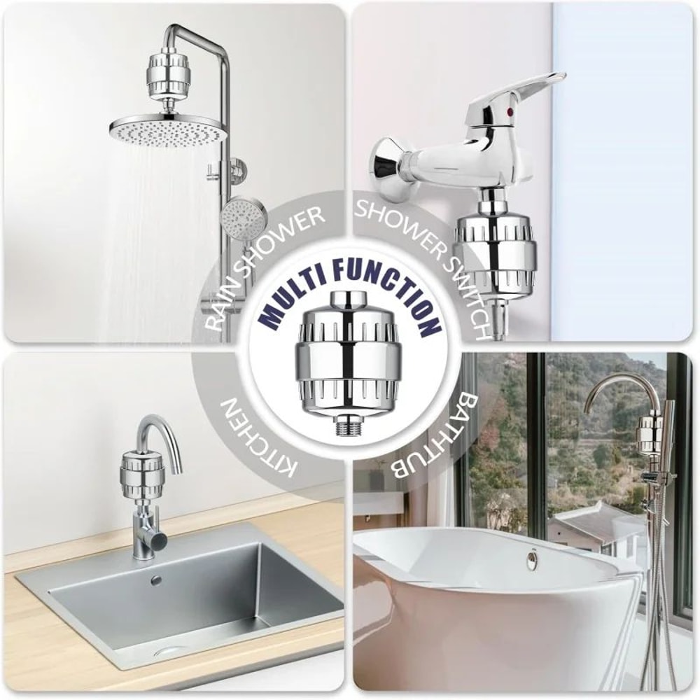 High Output Shower Water Filter System 5