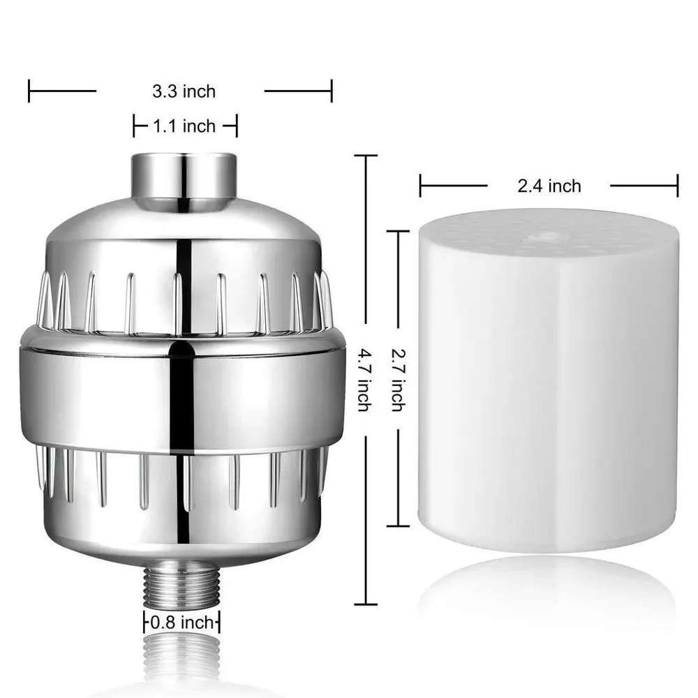 High Output Shower Water Filter System 7