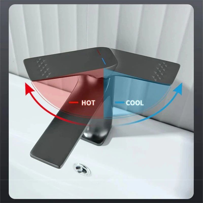 Modern Brass Mixer Bathroom Sink Faucet 2