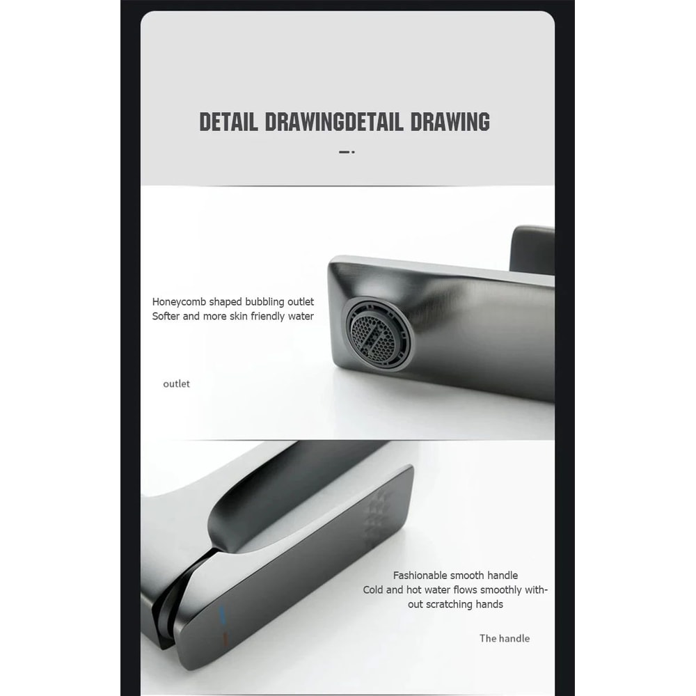 Modern Brass Mixer Bathroom Sink Faucet 8