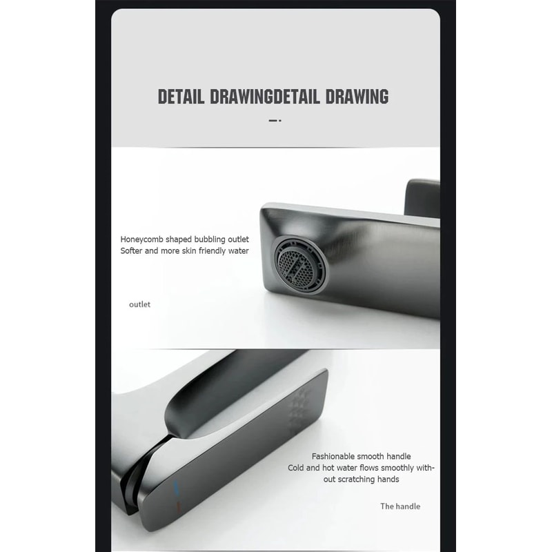 Modern Brass Mixer Bathroom Sink Faucet 8