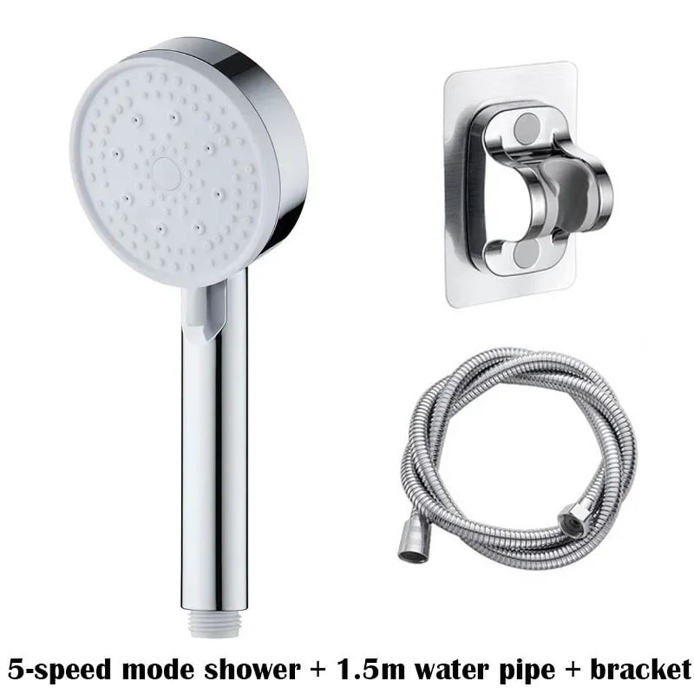 High Pressure Shower Head With 5 Spray Modes 15