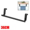 Black No Drill Towel Rack 0