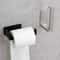Black Stainless Steel Toilet Paper Holder 2