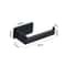 Black Stainless Steel Toilet Paper Holder 7