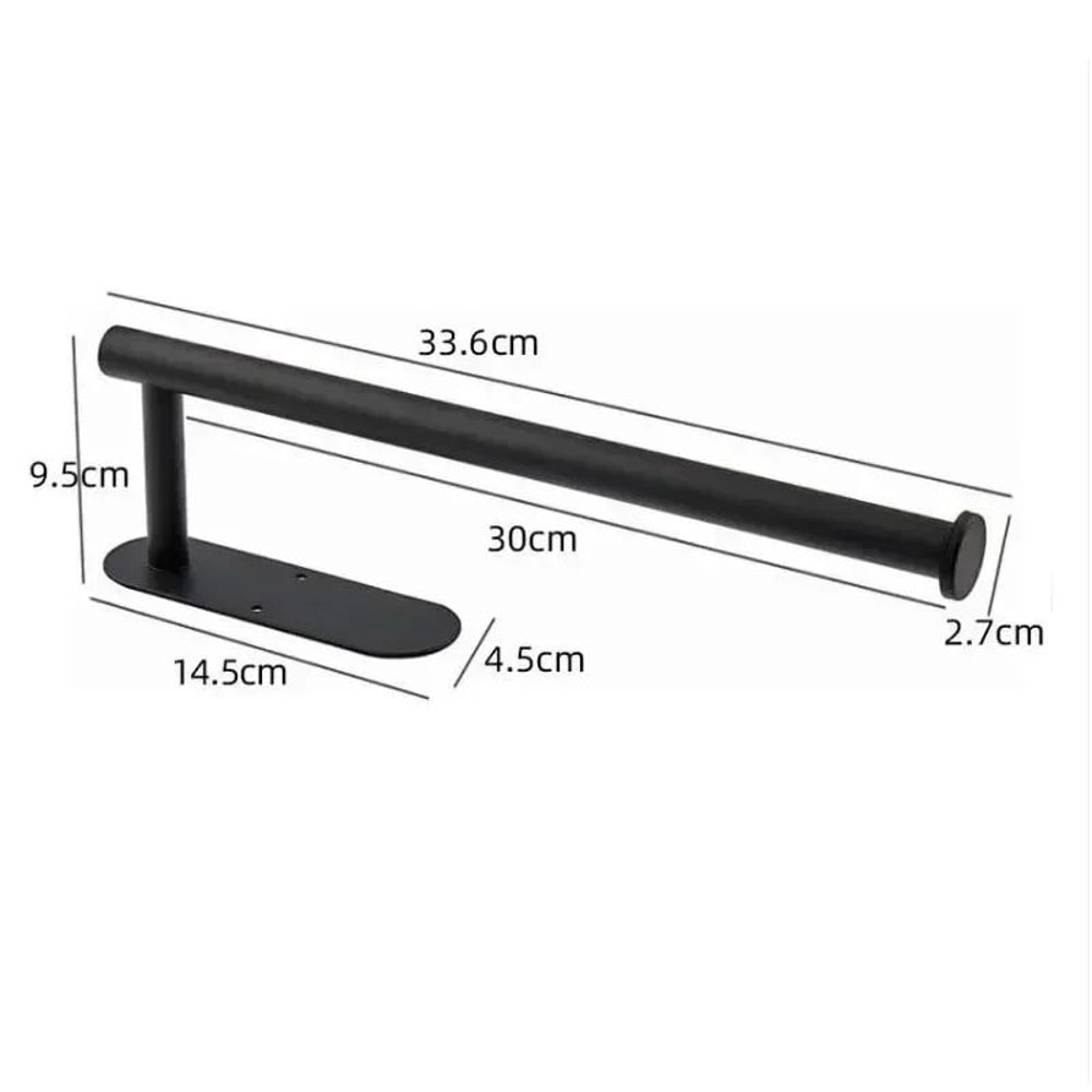 Black Stainless Steel Toilet Paper Holder 8