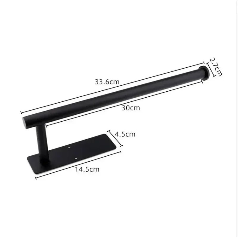 Black Stainless Steel Toilet Paper Holder 10
