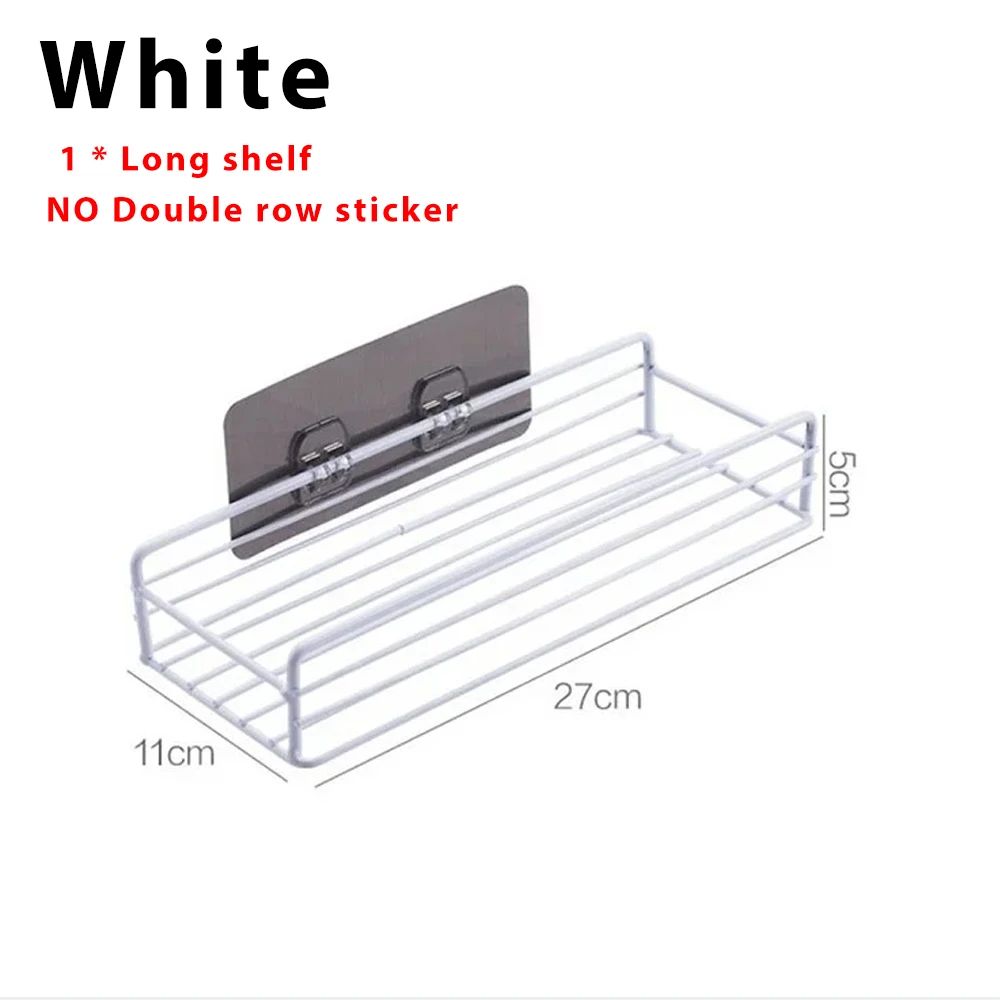 No Drill Bathroom Corner Shelf 12