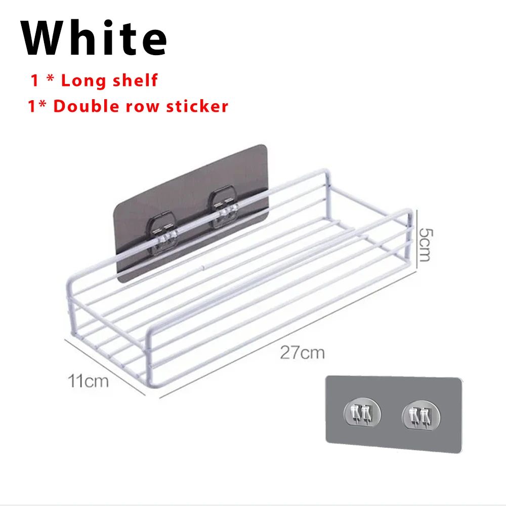 No Drill Bathroom Corner Shelf 14