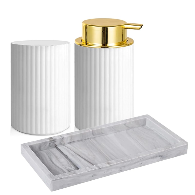 Foaming Soap Dispenser With Silicone Tray 10