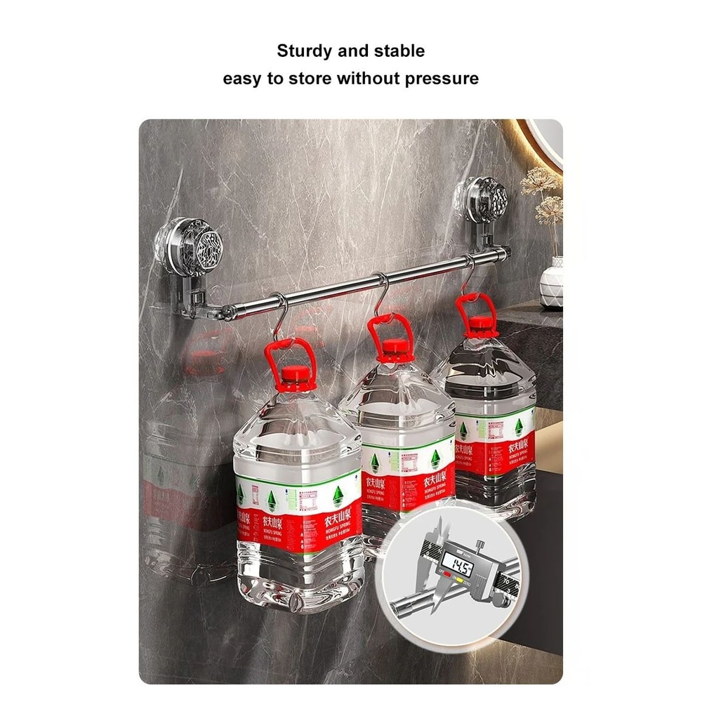 Suction Cup Slipper And Towel Rack 6