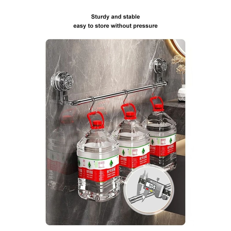 Suction Cup Slipper And Towel Rack 6