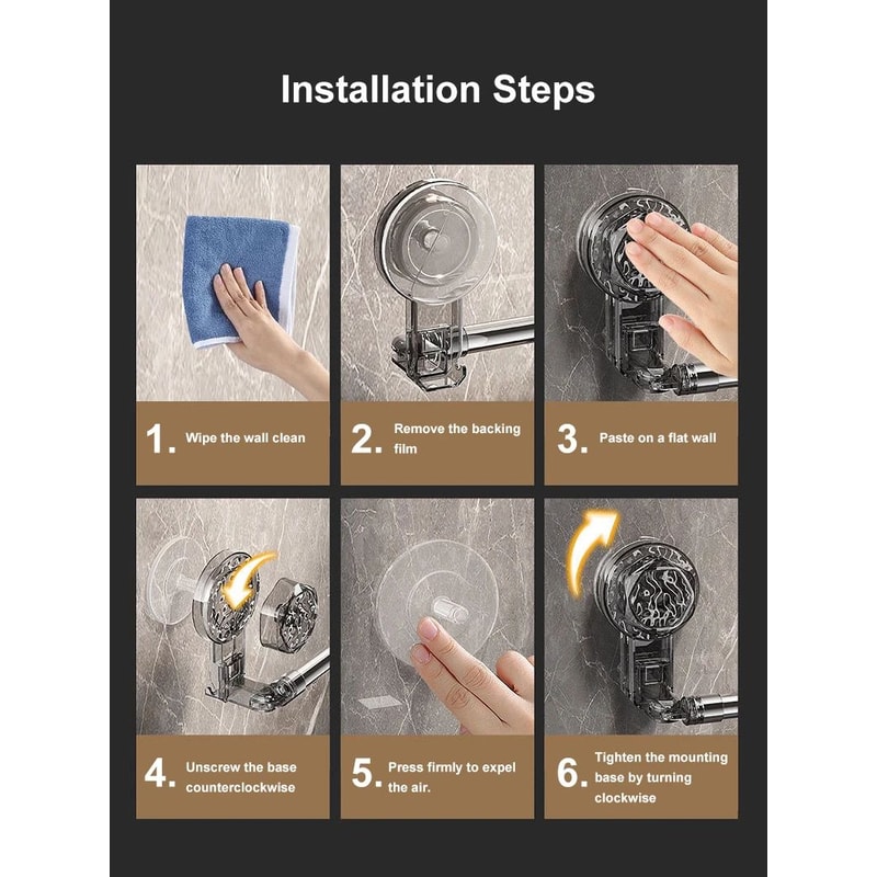 Suction Cup Slipper And Towel Rack 7