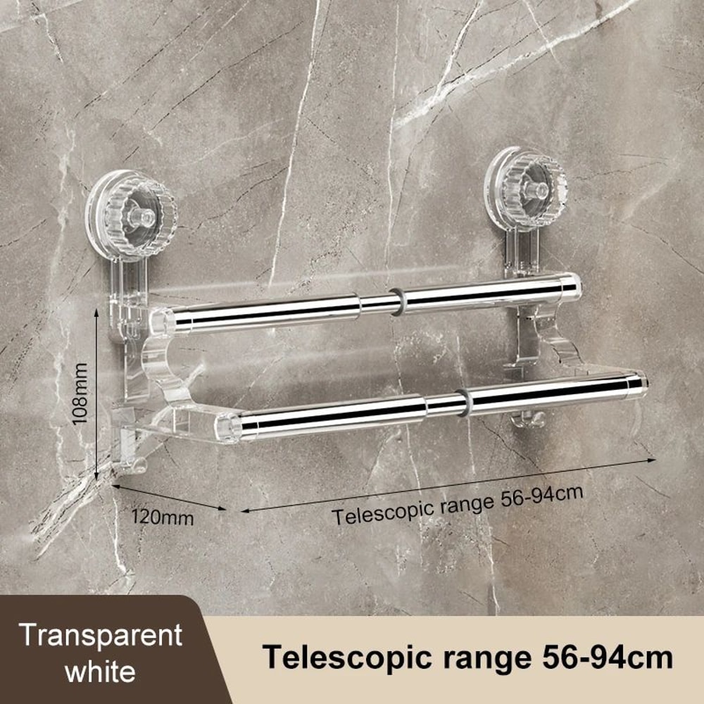 Suction Cup Slipper And Towel Rack 10