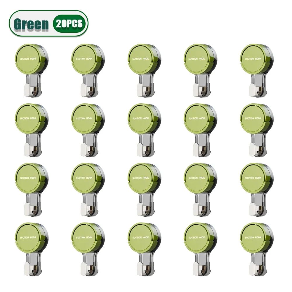 Reusable Suction Cup Hooks Set 25