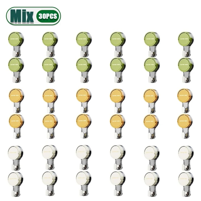 Reusable Suction Cup Hooks Set 26