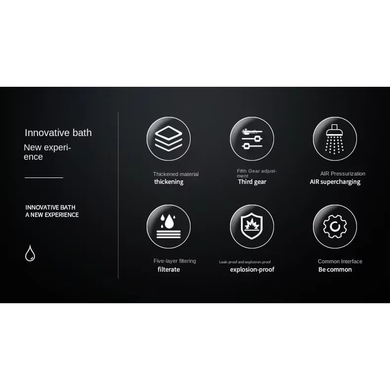 5Speed Adjustable Filter Shower Head 7