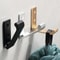 Matte Black Folding Wall Hook 2