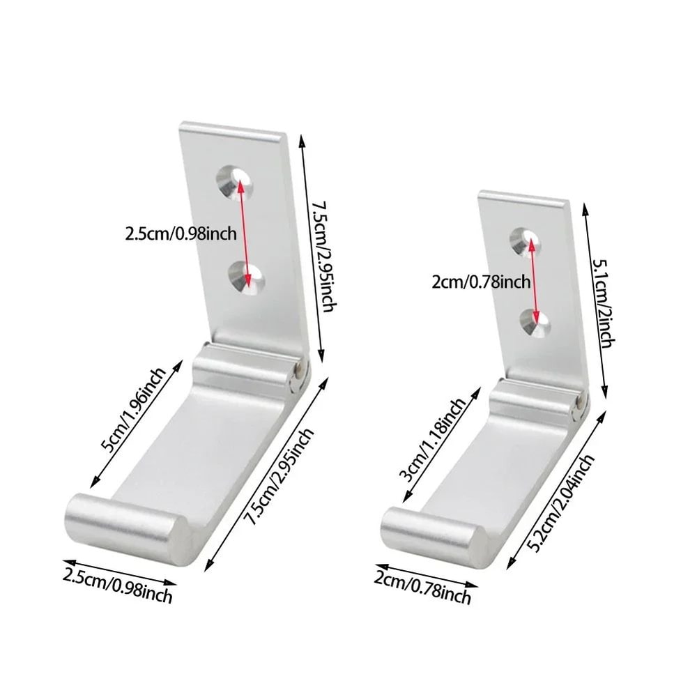 Matte Black Folding Wall Hook 10