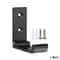 Matte Black Folding Wall Hook 14